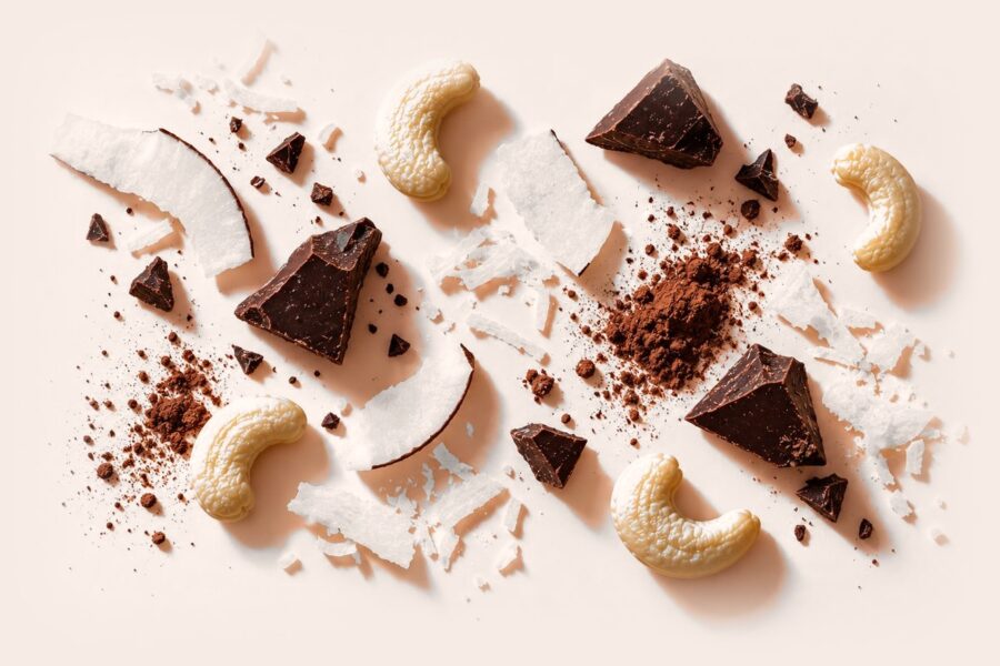 Close-up of the Upgraded Vegan Protein Bar