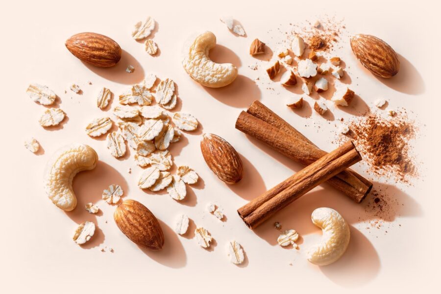 Close-up of the Organic Vegan Protein Bar