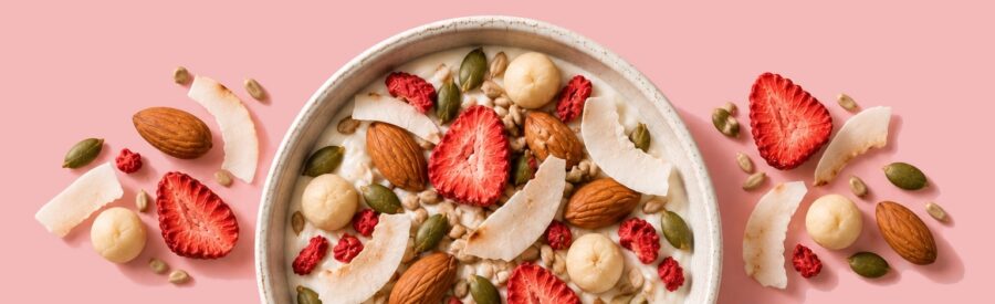 Granola v miske