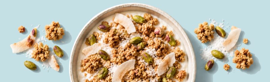 Granola v miske