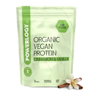 Powerlogy Organic Vegan Protein Cinnamon & Vanilla 500 g