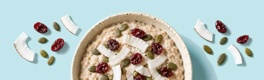 Powerlogy Organic Coconut &amp; Cranberry Oatmeal 350 g