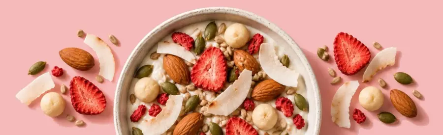 Powerlogy Upgraded Keto Granola Strawberry 350 g